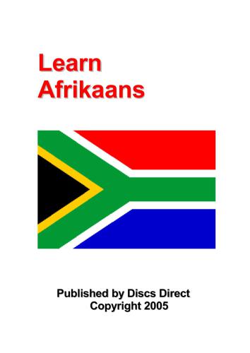 Learn Afrikaans-English-Afrikaans