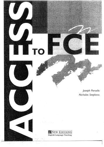Access to FCE. Student's Book