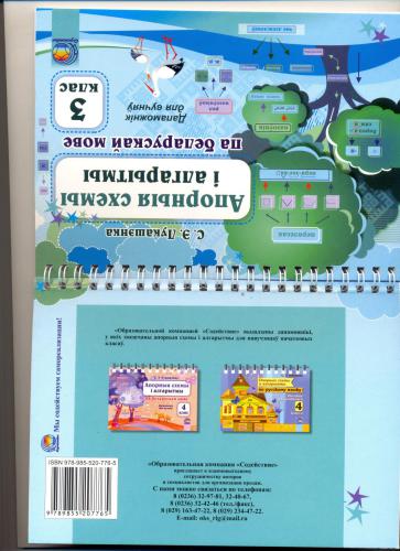 Апорныя схемы і алгарытмы па беларускай мове. 3 клас