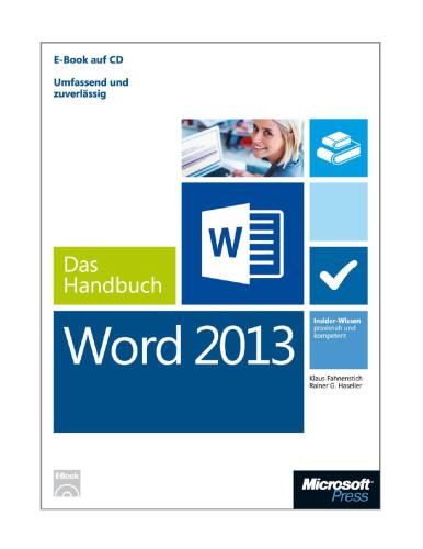 Microsoft Word 2013 - Das Handbuch