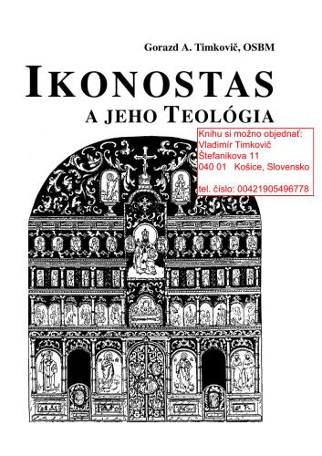 Ikonostas a jeho Teologia