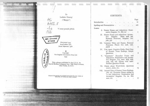 Teach Yourself Czech