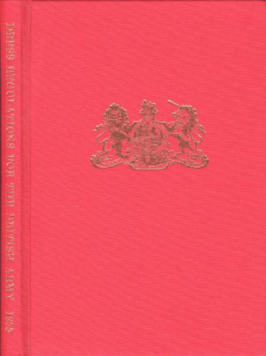 Adjutant-General's Office. Regulations for the Dress of General, Staff, and Regimental Officers of the Army. 1st April 1855