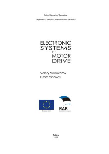 Electronic systems of motor drive