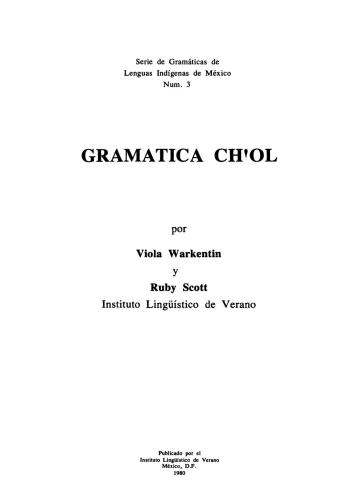 Gramática ch'ol