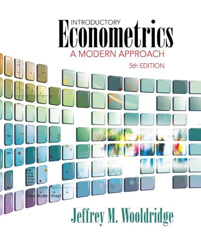 Introductory Econometrics: A Modern Approach (5th ed.)