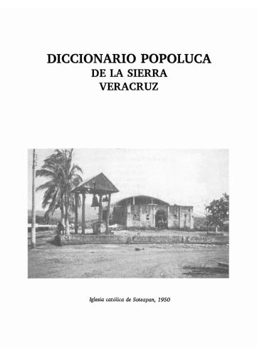 Diccionario popoluca de la Sierra Veracruz