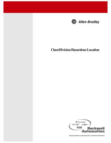 Class/Division Hazardous Location