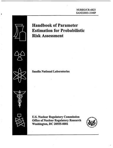 Handbook of Parameter Estimation for Probabilistic Risk Assessment