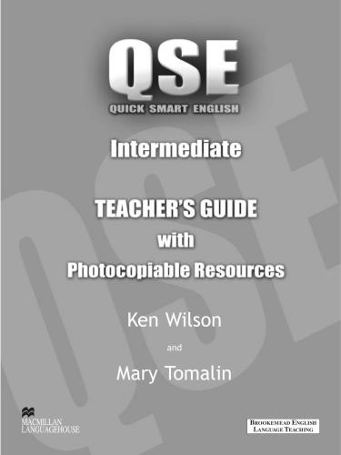 QSE (Quick Smart English) lntermediate - Teacher's Guide
