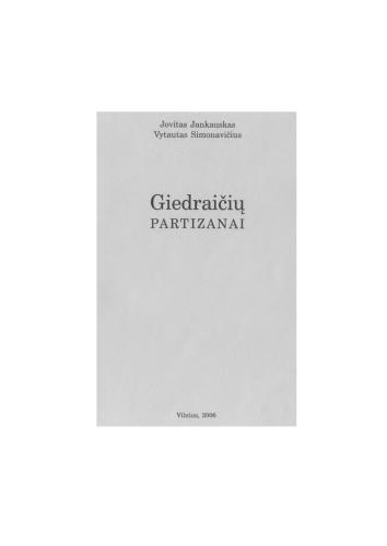 Giedraičių partizanai