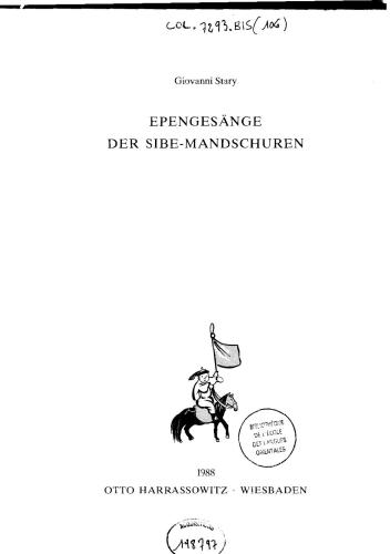 Epengesänge der Sibe-Mandschuren