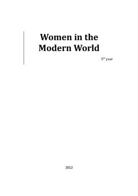 Women in the Modern World