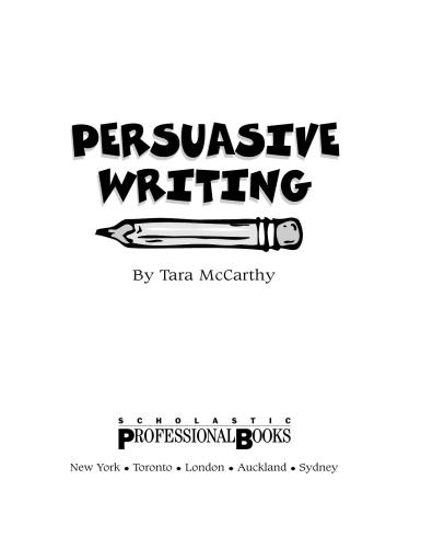 Persuasive Writing