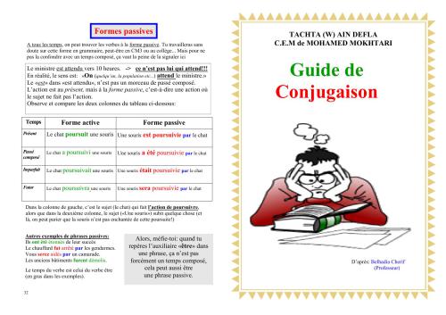 Guide de conjugaison