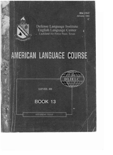 American Language Course. Book 13 Level 3 Student text