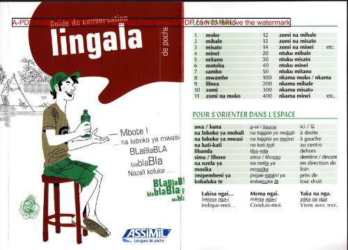 Lingala de poche / Лингала в кармане