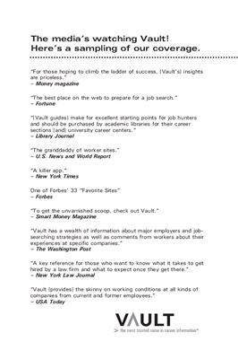 Vault Guide to Screenwriting Careers