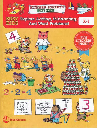 Busy Kids Explore Addition, Subtraction, and Word Problems! K-1