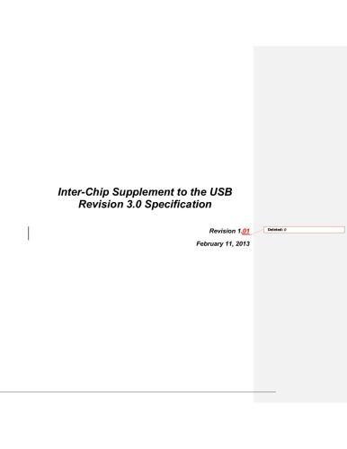 USB 3.1 Specification