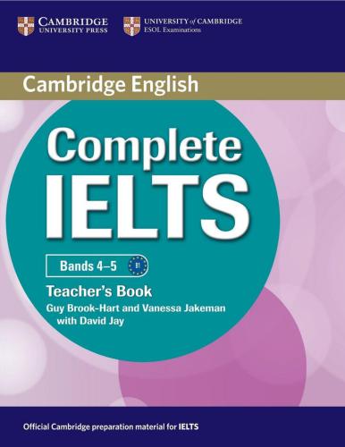 Complete IELTS Bands 4-5 - Teacher's Book