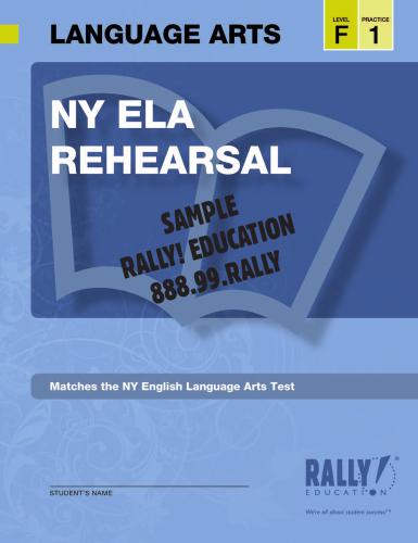 Rally Education. New York ELA Rehearsal. Grade 6. Sample