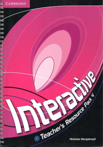 Interactive 4. Teacher's Resource Pack