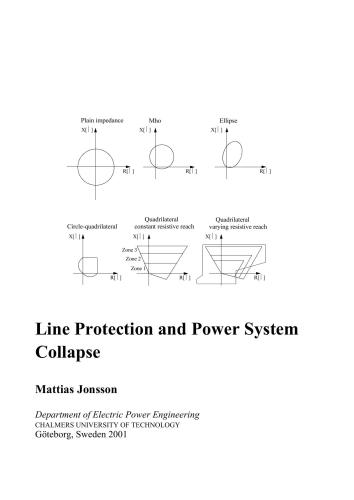 Mattias Jonsson, Line Protection and Power System Collapse