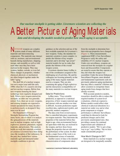 A Better Picture of Aging Materials