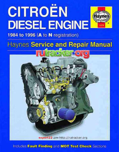 Citroen Diesel Engine 1984 to 1996 (A to N registration)