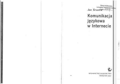 Komunikacja językowa w Internecie