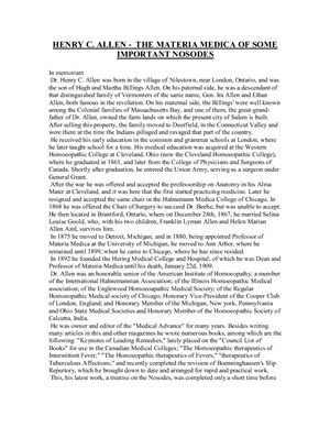 The MM of some important remedies