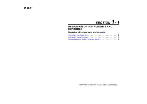 Toyota. Toyota Yaris с 2007 Owners Manual (OM52700U)