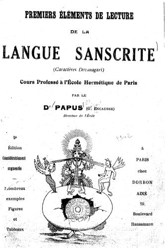 Premiers éléments de lecture de la langue sanscrite: caractères devanagari