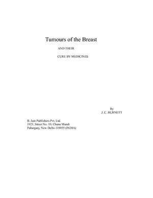 Tumours of the Breast and their cure by medicines