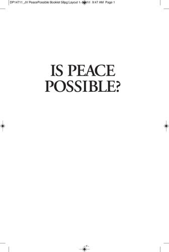 Is Peace Possible? A Historical and Biblical Understanding of Current Events in the Middle East