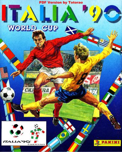 Panini Stickers Album: World Cup 1990 Italy