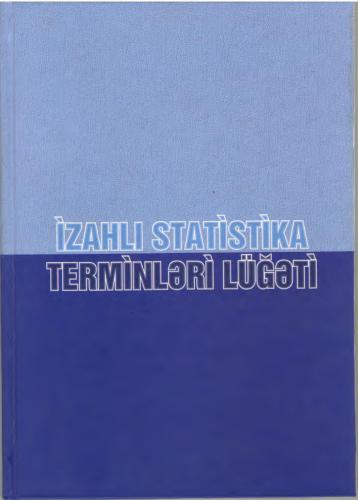 İzahlı statistika terminləri lüğəti
