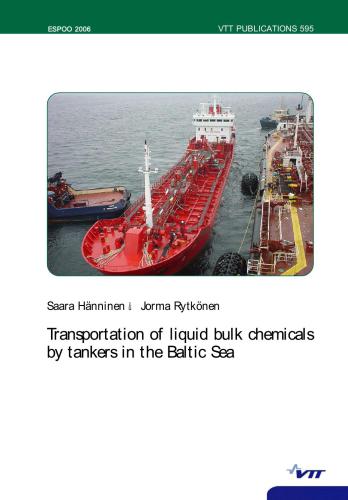 Transportation of liquid bulk chemicals by tankers in the Baltic Sea