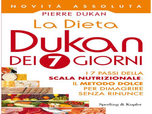 La dieta Dukan dei 7 giorni 