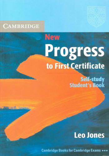 New Progress to First Certificate. Self-study student's book