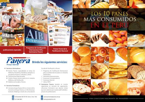 Los 10 panes mas consumidos en el Perú