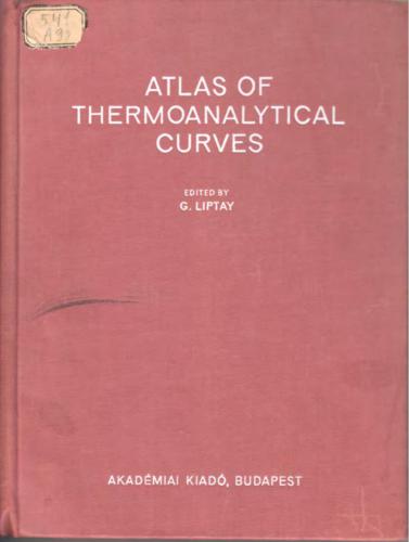 Atlas of Thermoanalytical Curves. Volume 5