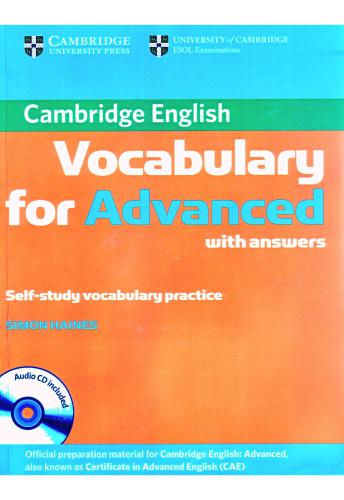 Cambridge vocabulary for advanced