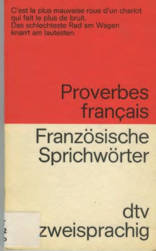 Proverbes français
