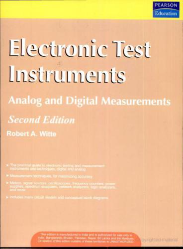 Electronic Test Instruments: Analog and Digital Measurements