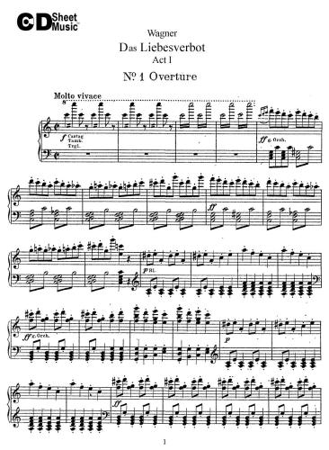 Das Liebesverbot (клавир)