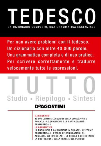 Tutto - Tedesco: Un Dizionario completo, una Grammatica essenziale