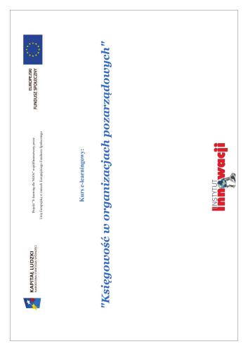 Ksiegowosc w organizacjach pozarzadowych (Polska)