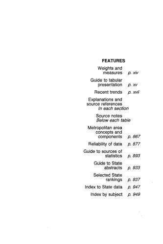 Statistical Abstracts of the United States 1986